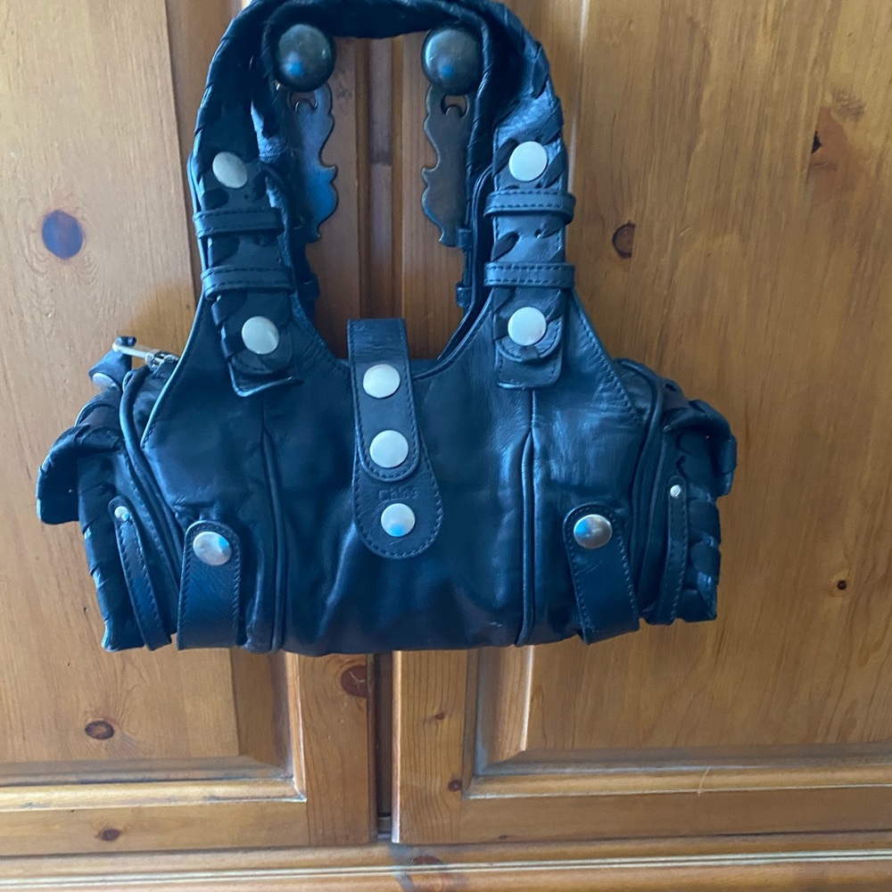 Chloe Black Silverado small satchel/handbag